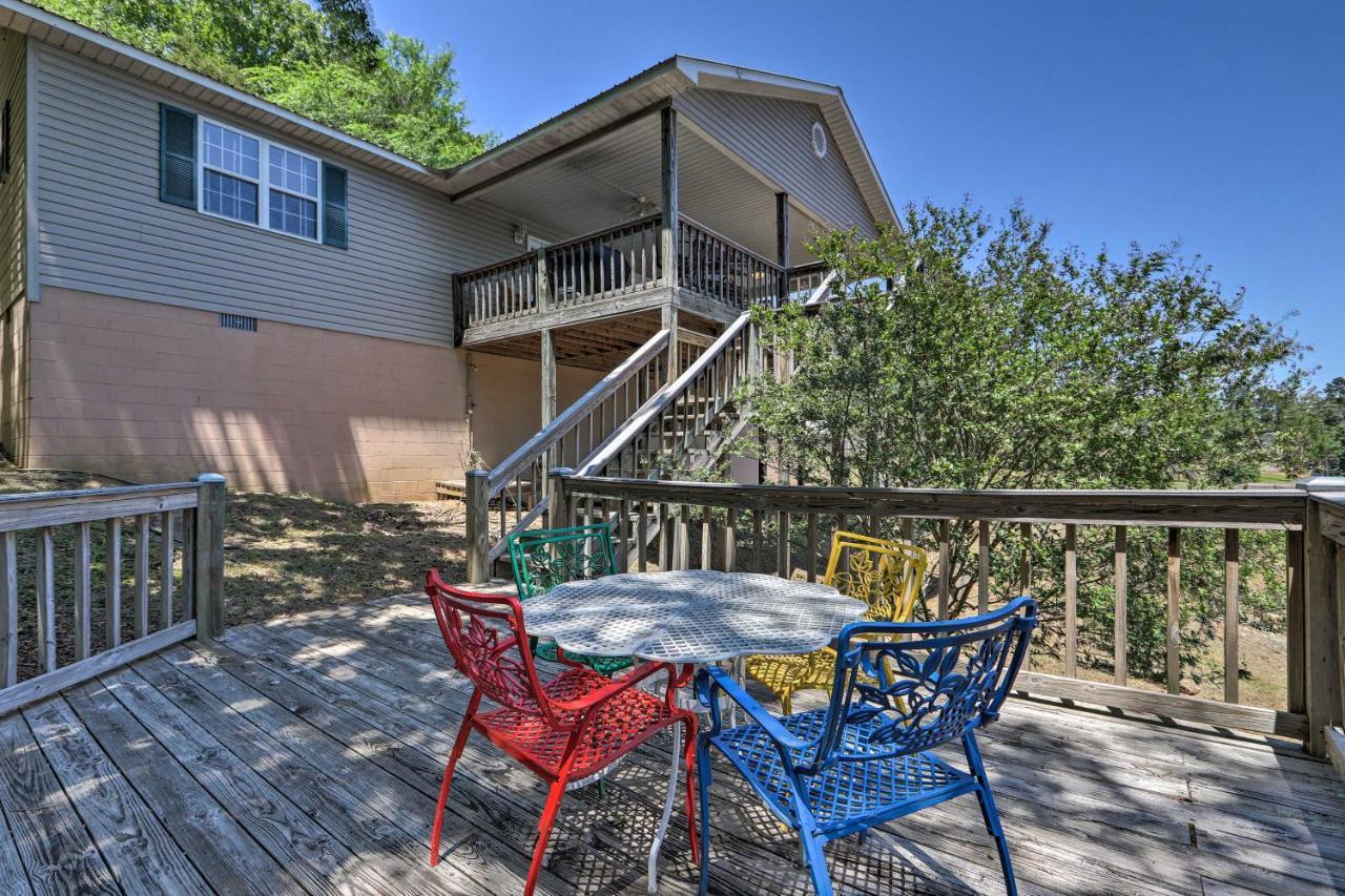 House With Dock And Slide Situated On Lake Sinclair! Sparta Esterno foto